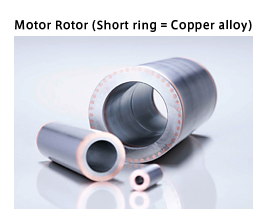 Motor Rotor(Short ring = Copper alloy)