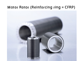 Motor Rotor(Reinforcing ring = CFRP)
